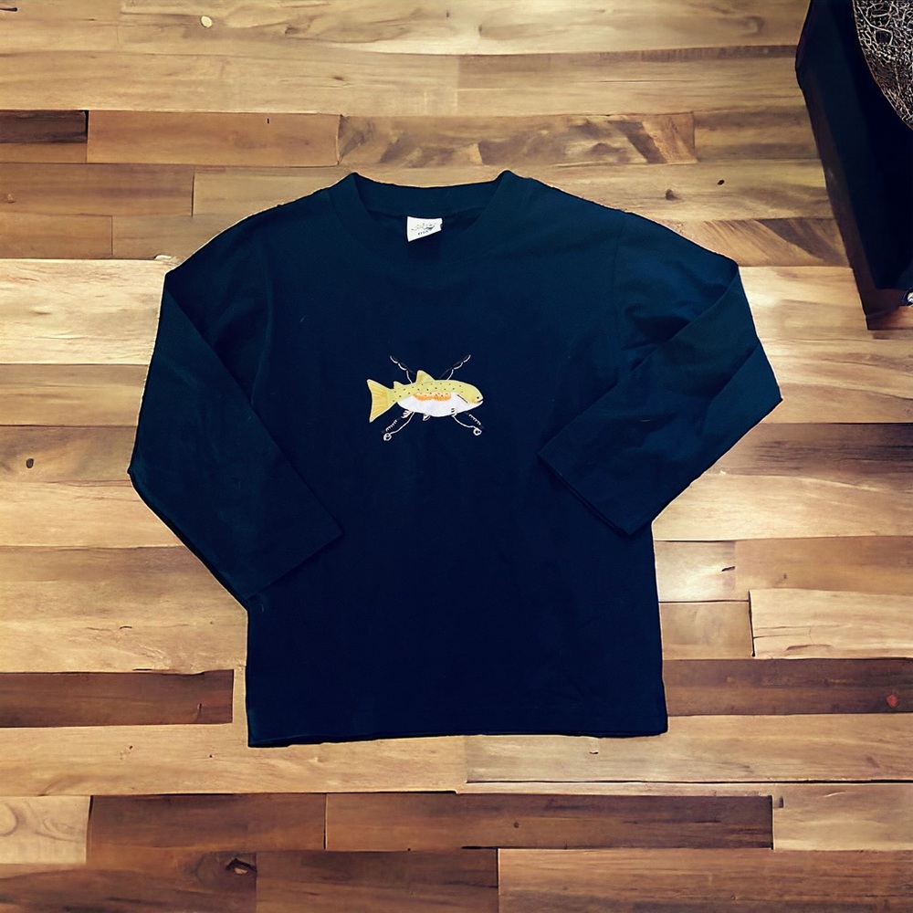 Luigi Kids Fish Shirt